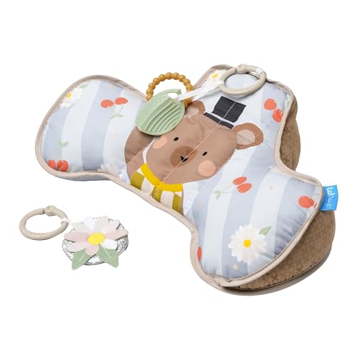 Best Buy! Taf Toys Tummy Time Toys Ergonomic Cushion & Teether for Infant Newborn Supportive Baby Tummy Time & Neck Strengthening Develops Muscles for Crawling Montessori Sensory Toy Tummy Time Toys 0-6 Months