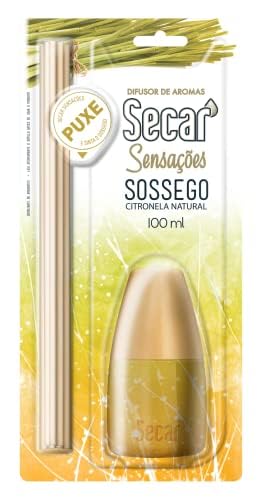 Difusor de Aromas Secar Sensações 1x100ml (Citronela Natural)