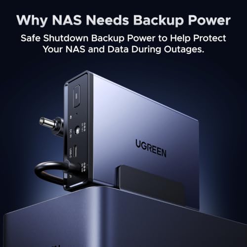 Image of UGREEN NAS UPS US2000, 72W DC Battery Backup and Surge Protector,