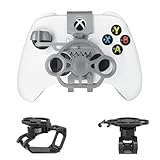 TXW Mini Steering Wheel for X-box One/X-box Series X|S Game Controller,Racing Games Controller Steering Wheel Attachment Accessory for X-box Game Controller (Silver)