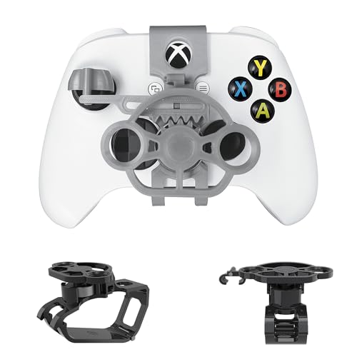 TXW Mini Steering Wheel for X-box One/Series X|S Controller, Silver