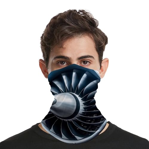 Neck Gaiter Jet Engine Balaclava para Hombres y Mujeres Protección Solar Mascarilla Facial Cubierta de Cara Transpirable Enfriamiento Bufanda para Esquí y Senderismo miniatura 4
