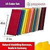 Stockmar Natural Modelling Beeswax: 15 Assorted Colors of Beeswax Sheets Safe for Kids, Toddlers, Adult Artists - Non Toxic, Non Drying Modeling Wax for Homeschoolers, Waldorf Organic Art Supplies #3