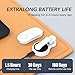 Remote Control Page Turner for Kindle Paperwhite Oasis Kobo eReaders,Kindle Clicker Page Turner Accessories for iPhone,iPad, Android Tablets Reading Novels,Video Record&Shutter Selfie (Light White)