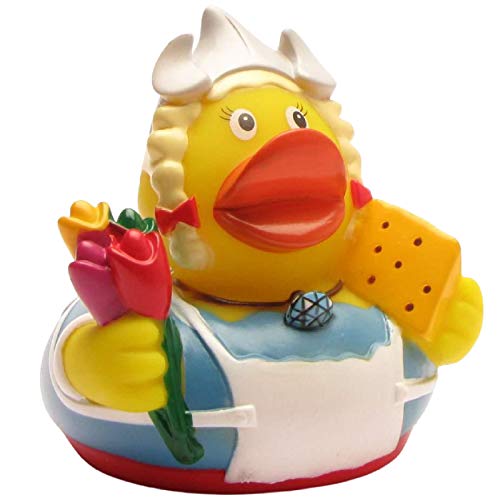 Schokoladen-Quietscheentchen – 8,5 Cm Badeente Aus Vinyl – Lustige Geschenkidee Für Naschkatzen & Sammler – Ohne Aufrechten Schwimm – Leiser Quietschton Schokoladen Quietscheentche 8,5 Cm