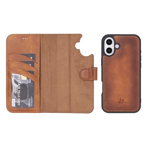 Étui portefeuille iPhone 16 Plus antichoc et détachable compatible MagSafe Venito