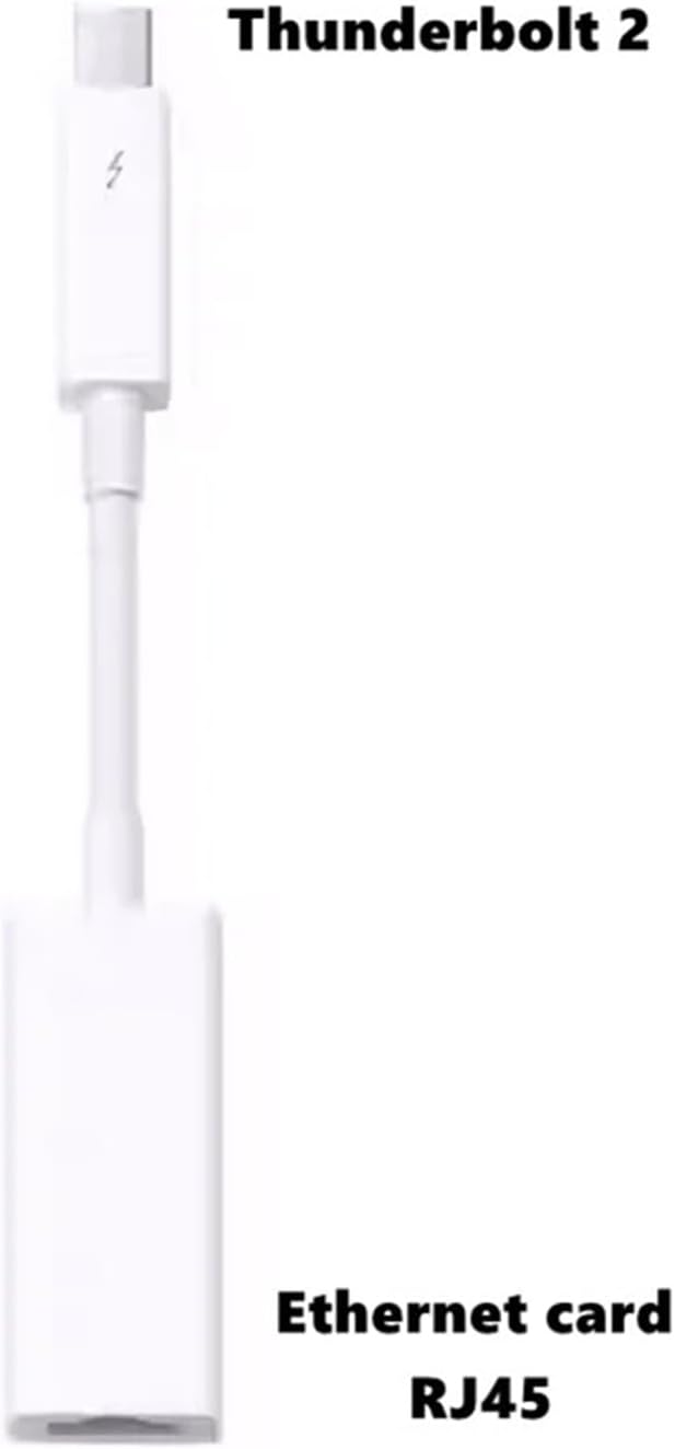 Thunderbolt 2 3 to FireWire 800 Adapter to RJ45 Fire 1394B Suitable for Mac Computers Equipped with Port(Thunderbolt2-RJ45)