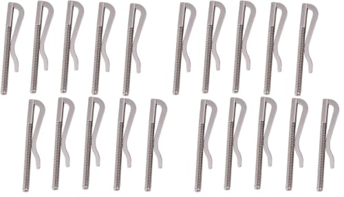 Image of 10Pcs Spring Metal Money Clip Insert Bar Replacement Money Clip Card Holder Spring Clip Durable DIY Tool for Bifold Leather Wallet Purse Metal Wallets (Pack of 2)
