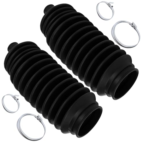 SCITOO 2pcs Steering Rack and Pinion Tie Rod Boot fit for Honda for Accord for Nissan for Maxima for 240SX for 300ZX for Stanza for Axxess for INFINITI G20 I30 J30 M30 Q45 for 626 MX-6 C70 S70 V70