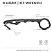 Benchmade - Hook Safety Cutter and O2 Wrench with Black 440C Handle (8 BLKWMED)