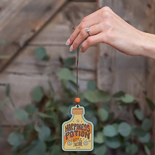 Image of Studio Oh! Kind To All Kinds Set of 2 Hanging Car Air Freshener, Long-Lasting Fragrance, Odor Eliminator, Scented Car Accessory for Auto Interior, Decorative Air Freshener, 4 x 7.5 in
