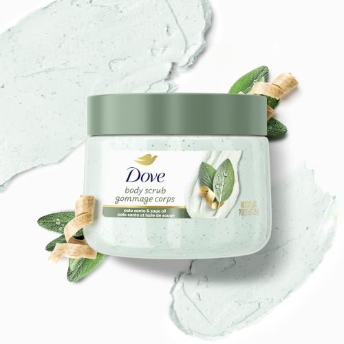Image of Dove Limited Edition Body Scrub Palo Santo & Sage Oil For Exfoliated 15 OZ