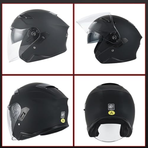 Casque de moto jet Bluetooth double visière pour trajets urbains - 3
