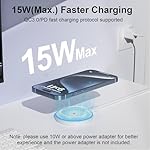 MagSafe Charger 2 Pack 15W Magnetic Wireless Charger Fast Charging Pad Compatible with iPhone 16/15/14/13/12 Series & AirPods 3/2/Pro Magnetic MagSafe Charging Pad with Dual Ports - Image 2