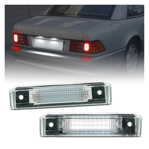 Luz LED de matrícula potente y blanca para actualizar Mercedes R129 y S124 sin errores 3