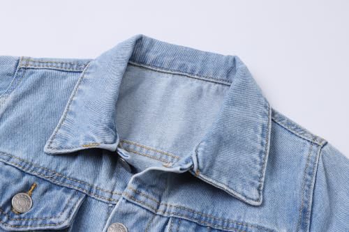 Image of Cromoncent Toddler Denim Jacket for Boys Girls