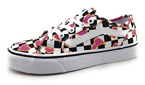 Vans Damen-Sneaker, Hearts Checkerboard Multi White, 37.5 EU