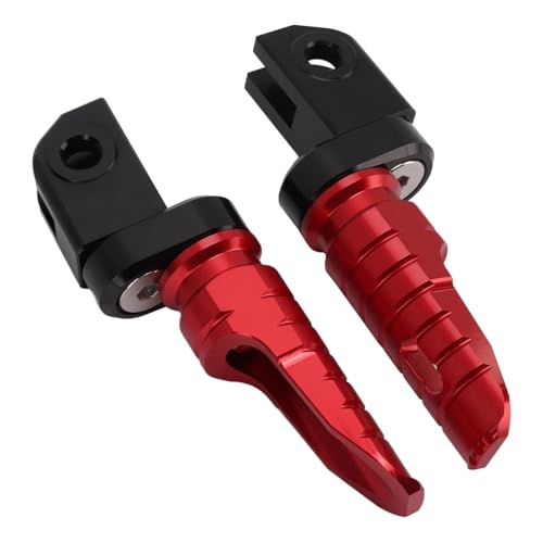 Repose pieds avant moto en alu CNC rouge pour RS660 et Tuono 660
