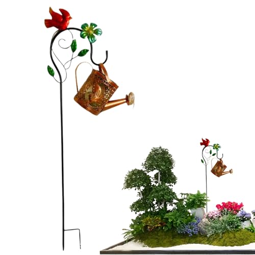 Décoration de jardin lumineuse en métal, l'idée cadeau idéale pour cour
