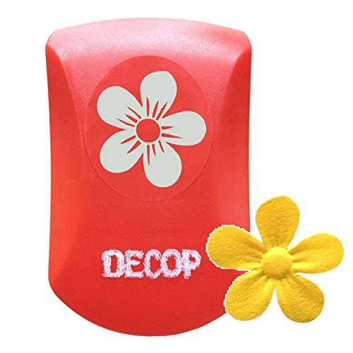 Decop Embossed Craft Punch 32Mm (1.25Inch) Cute Flower #TOP4