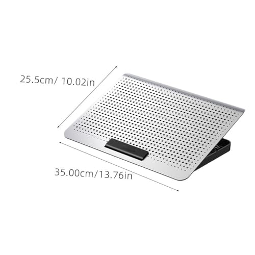 Soporte para portátil con ventilador silencioso ajustable miniatura 2