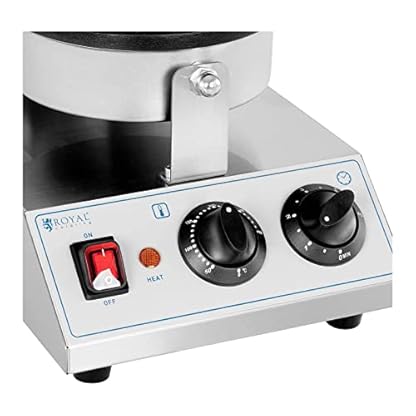 Royal Catering RC-WMS01 Waffeleisen rechteckig 1.500 W belgisches Waffeleisen Waffeleisen belgische Waffeln – Bild 3
