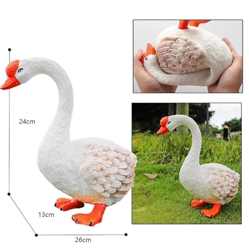Figurine d'oie éducative, idée cadeau originale pour le jardin - 5
