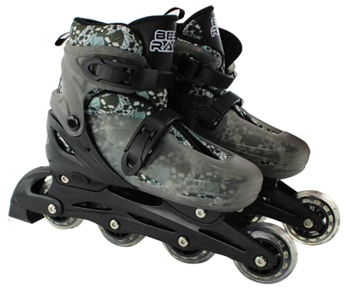 Patins C/ Mochila + Kit de Proteção Best Race 4 Rodas Menino 36/39 - Bbr Toys