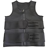 YROHGKPN Herren Schwitzweste, Taillentrimmer, Workout Sauna Oberteil, verstellbarer Schwitzanzug...