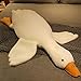 35"Swan Pelwed Animal, Goose Peluche Stuff Toy, Grande Pellichi Animali Pellichi in Bianco, Peluche Animali, Soft Sofa Cushion Letto Cuscino