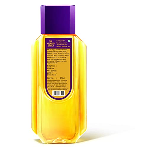 Bajaj Almond Drops Hair Oil - 475 Ml (16.91 Floz.) #TOP1