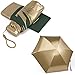 Teimose Ultra Light Umbrella,Rain & Sun compact Umbrella Windproof, Mini Folding Umbrella for Travel Windproof, Rainproof & 99% UV Protection with Black Anti-UV Coating, UPF50+ (DARK GREEN)
