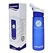 Premium Sports Water Bottle 24 Oz Large - with Flip Top & Leakproof Lid, Sipping Straw, BPA Free - Best for Gym, Cycling, Running and Outdoors