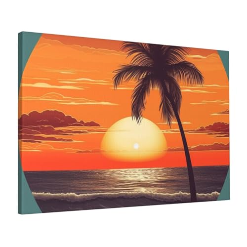 Images sur toile pour salon coucher de soleil pour transformer un mur vide en paysage