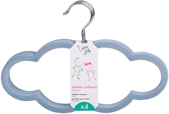 Lot De 4 Cintres Pour Enfant En Forme De Nuage Couleur Aleatoire Velours Amazon Fr Bricolage