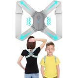 withthesun Back Brace Posture Corrector for Women & Kids, Adjustable Shoulder Posture Brace with Vibration Reminder, Breathable Back Support Straightener for Pain Relief from, Shoulder, Neck