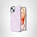 Speck iPhone 15 Case - Built for MagSafe, Drop Protection Grip – for iPhone 15 iPhone 14 & iPhone 13 - Scratch Resistant, Soft Touch, 6.1 Inch Phone Case - CandyShell Grip Soft Lilac/Carnation Petal