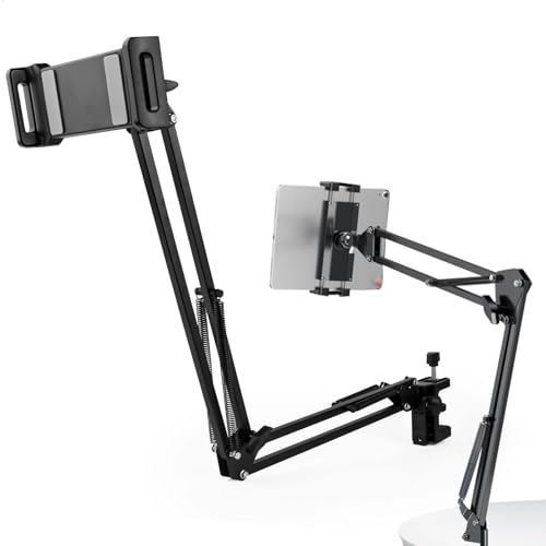 Support telephone lit universel avec bras reglable pour smartphone et tablette