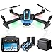 GPS Drohne mit kamera EIS 4K(Bildschirmfernsteuerung)... Mini Drone für Erwachsene, Einsteiger und Kinder, 45 Minuten Flugzeit, 2 zusätzliche Akkus, Auto Rückkehr, Unter 249g, C0