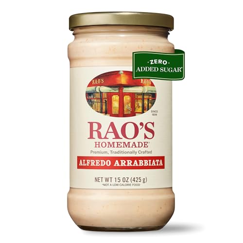 Rao's Homemade Alfredo Arrabbiata Sauce, 15 oz, Pasta Sauce, Premium