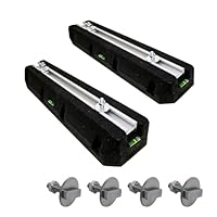 Bodenkonsole für Klimaanlage & Wärmepumpe mit Wasserwaage 600 mm Antivibrationsrahmen 400 kg belastbar UV-beständige Gummi-Dämpfung Schwingungsdämpfer für Außengeräte