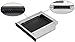 Poppstar Laufwerksrahmen für 2,5" SSD HDD Festplatte (7mm, 9,5mm, 12,5mm) in 12,7mm Sata 3 CD-DVD Schacht (Notebook, Laptop, etc.), Festplattenrahmen Aufrüstset