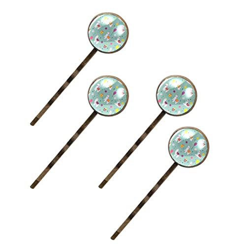 Épingles à cheveux en alpaga haut de gamme : pack de 4 bijoux d'anniversaire