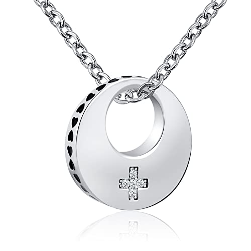Surmonter la séparation avec le collier funéraire pour cendres en métal