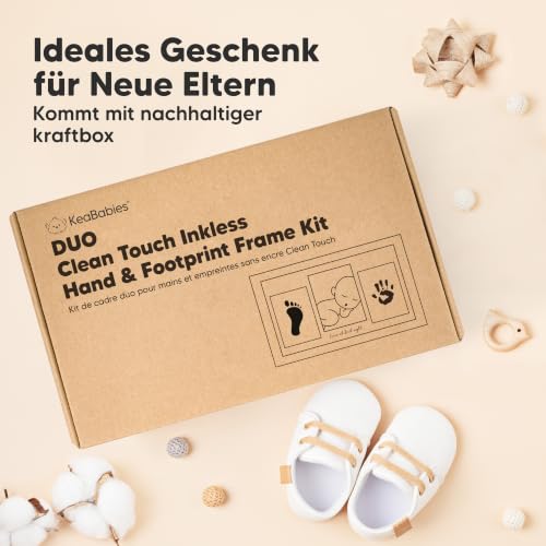 Tintenloses Baby Handabdruck und Fußabdruck set (Alpine White) – Ansicht 9