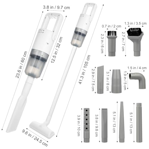 Aspiradora sin cable para coche INOOMP con mango ergonómico y 0.7l 3