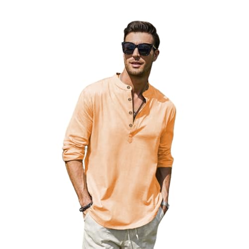 Image of Vida Loca Men Full Sleeve Solid Cotton Blend Straight Slim Fit Kurta Shirt for Men's.
