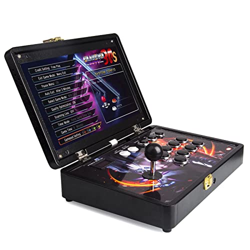 Petforu Pandora Box 30S 5000 Games Retro Arcade System 14-Inch All-Metal Plug & Play Video Games Console #TOP7