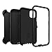 OtterBox iPhone 11 Defender Series Case - Black, Rugged & Durable, with Port Protection, Includes Holster Clip Kickstand