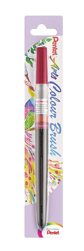 Pentel Colour Brush Pen Gfl - Gfl-161 Burgundy / Single